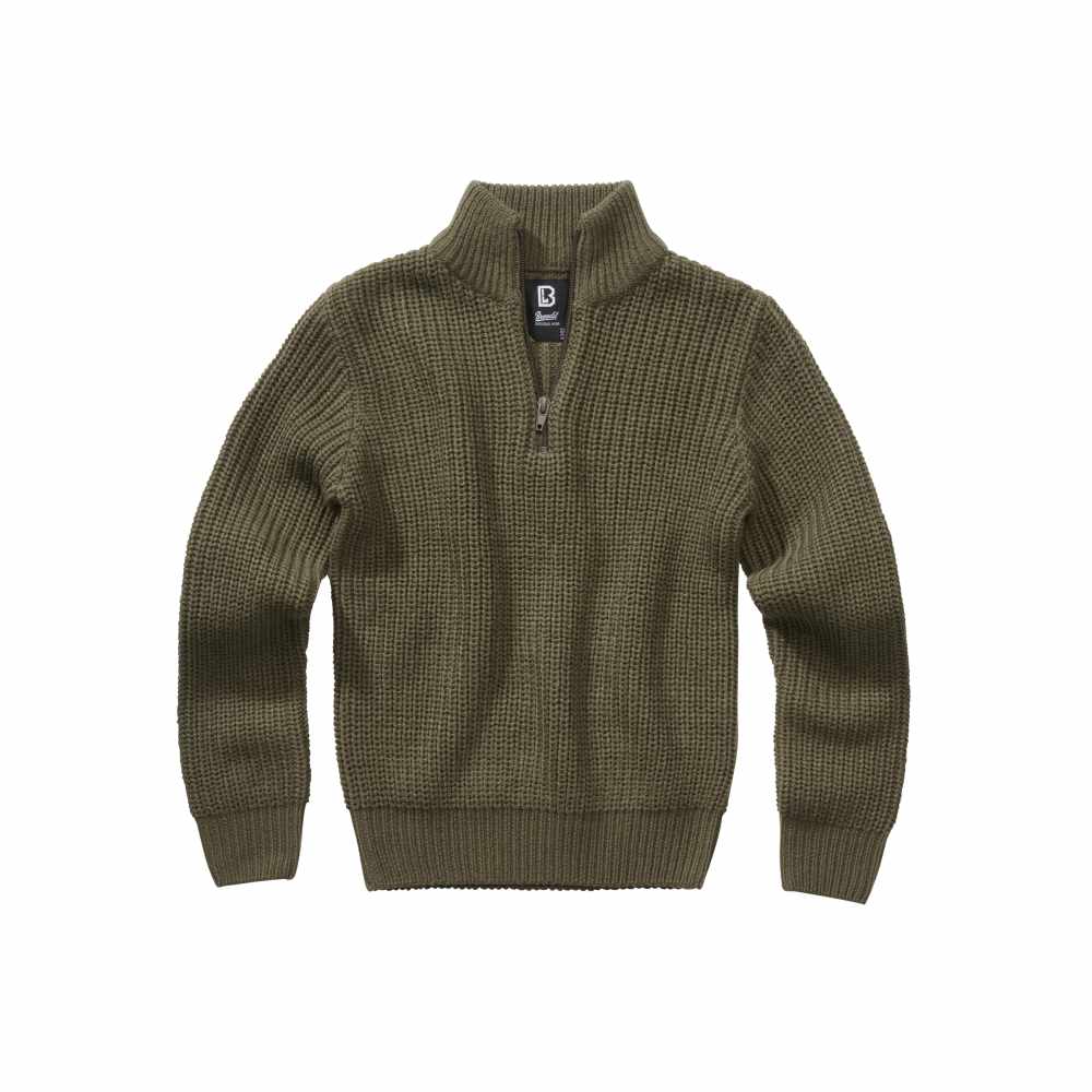 Brandit - Marine Troyer Kinderpullover - Grün